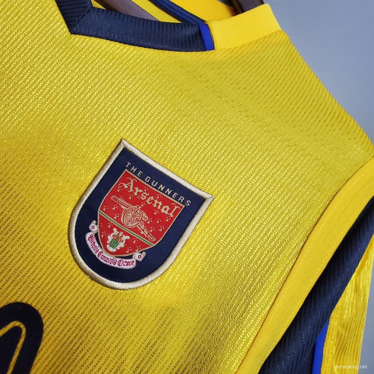 Retro Arsenal 99/00 away Soccer Jersey