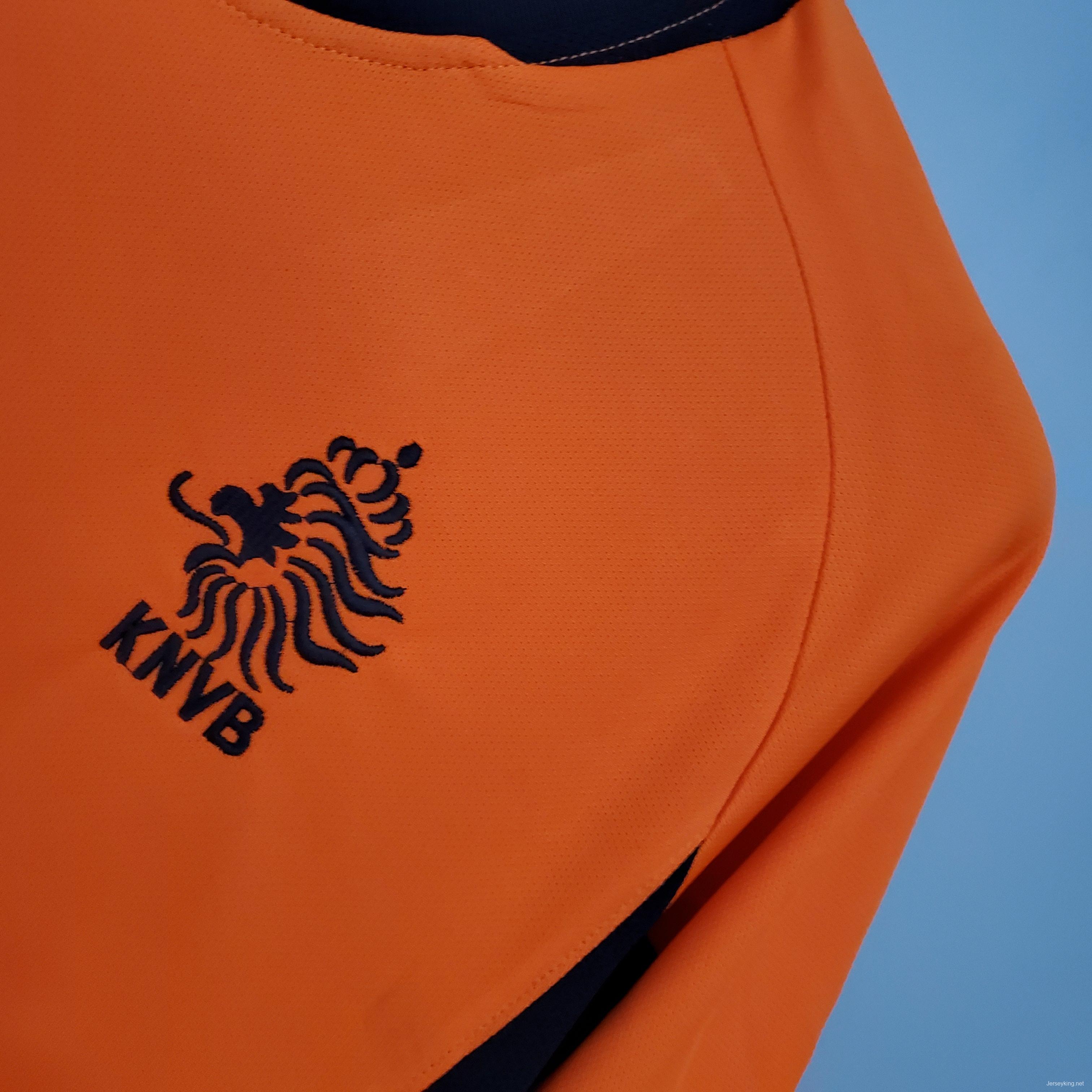 Retro Netherlands 2002 home Soccer Jersey