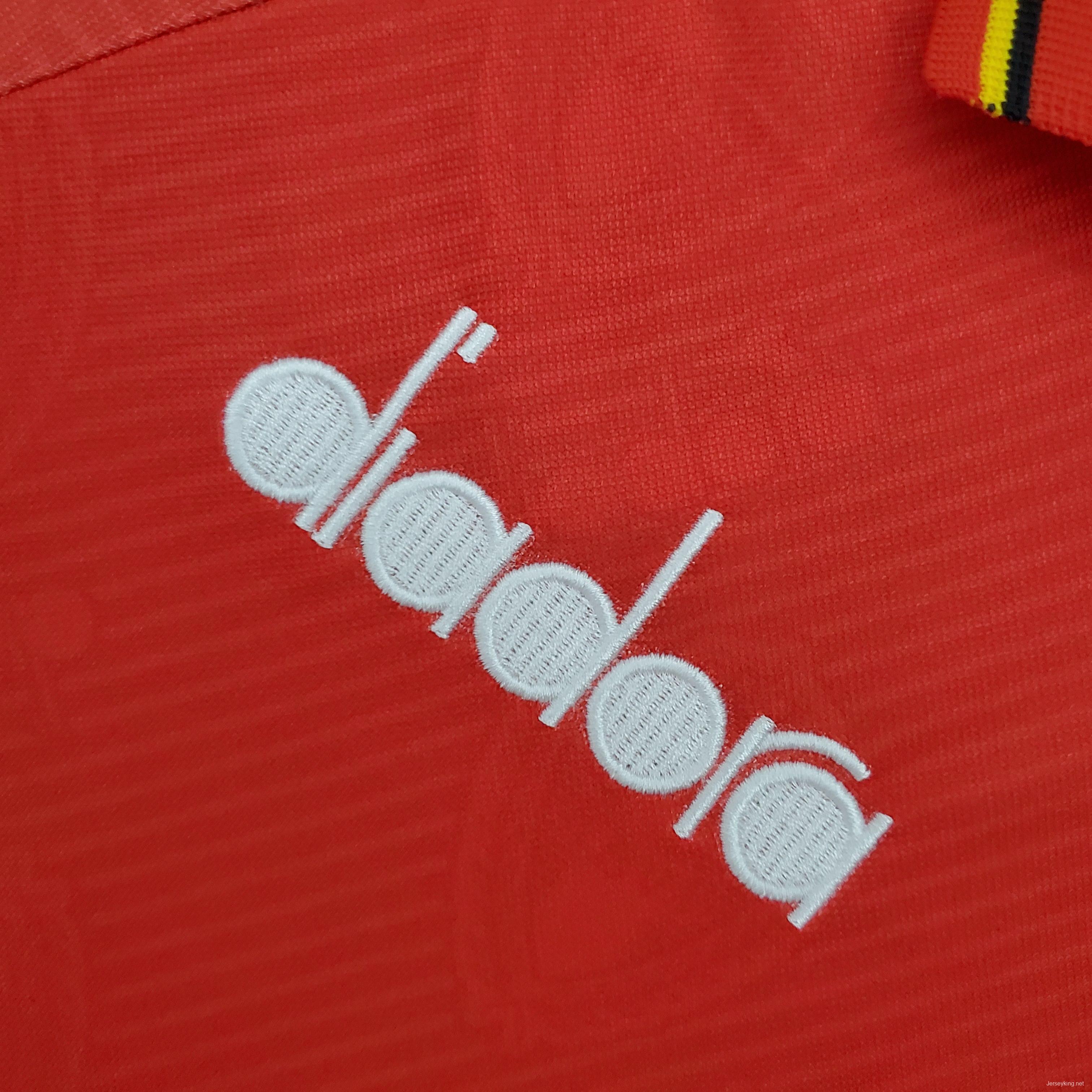 Retro 1995 Belgium home Soccer Jersey