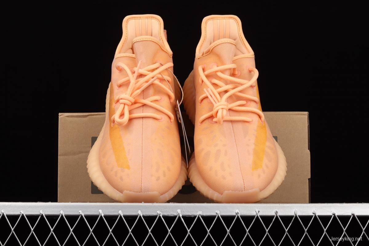 Adidas Yeezy Boost 350V2 Mono Mist GW2870 Darth Coconut 350 second generation ice silk series misty orange color BASF popcorn