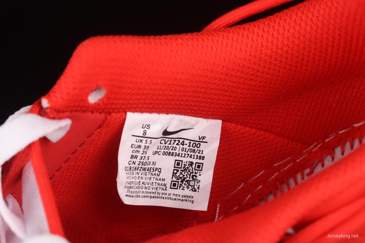 NIKE Air Force 1 React LV8 China Red Low Top Casual Sneakers CV1724-100