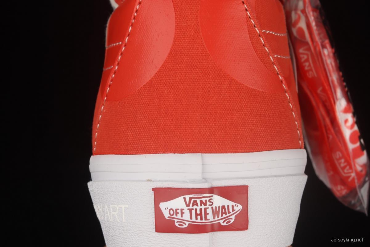 Vans Sk8-Hi 2021MOCA joint series of high-top canvas shoes VN0A5KRHA56