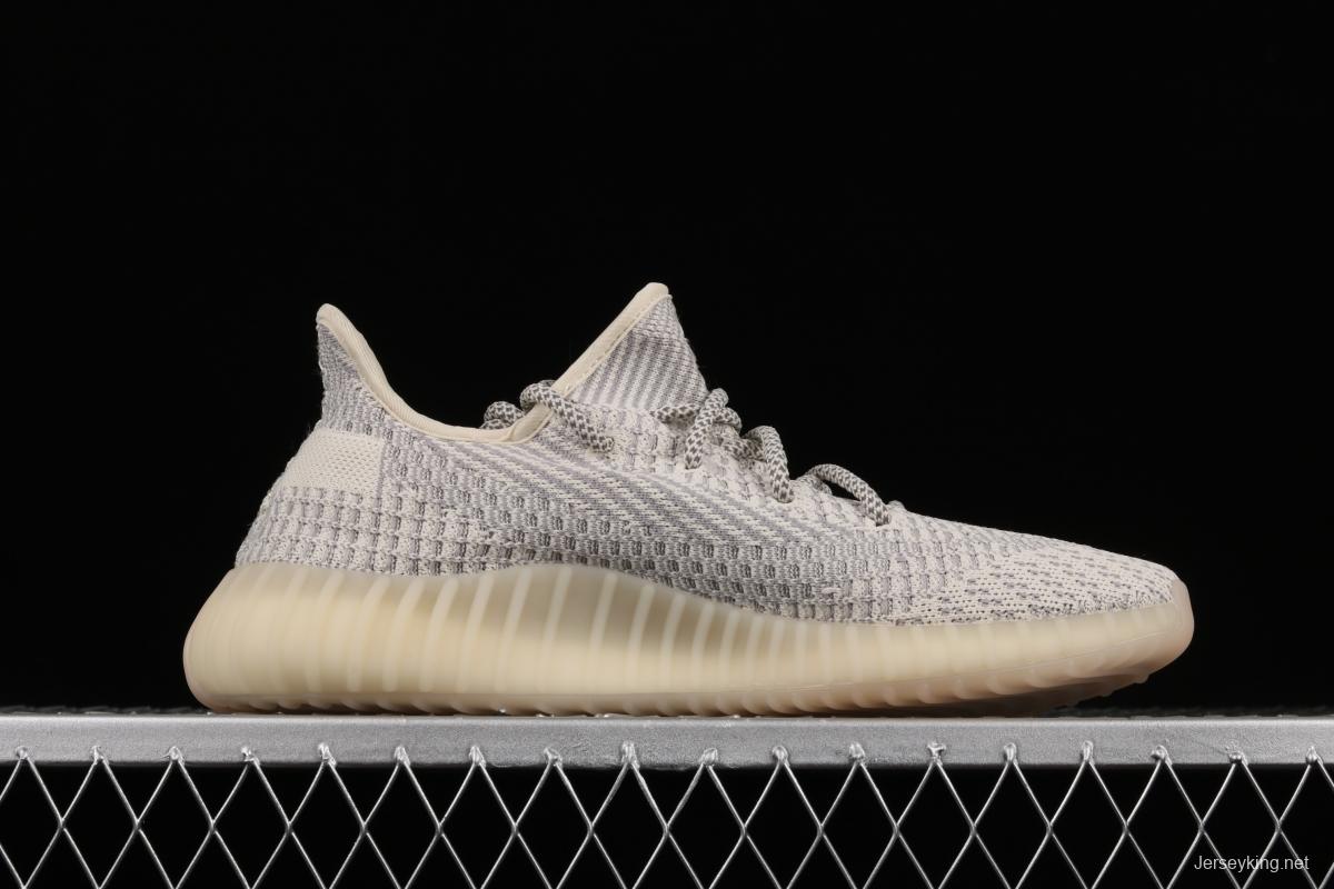 Adidas Yeezy 350 Boost V2 FU9161 Darth Coconut 350 second generation beard white hollowed-out angel color