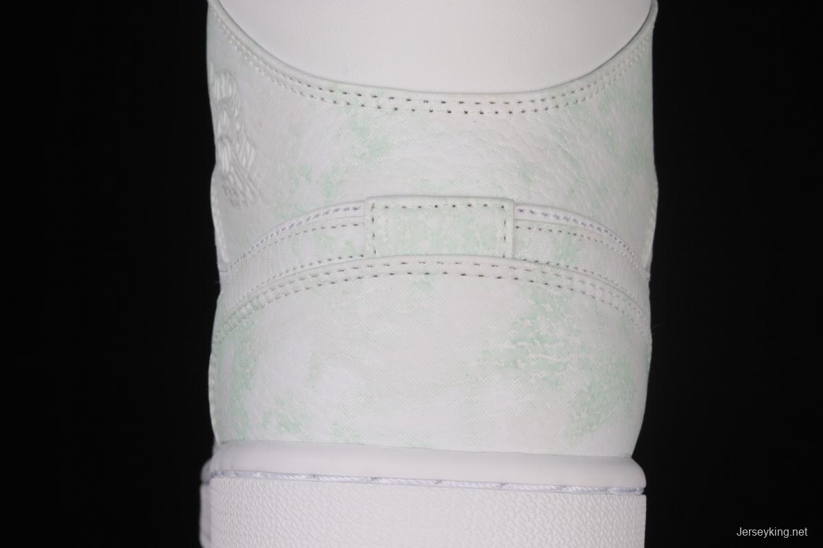 Air Jordan 1 Mid Star Thermal Induction Bond Basketball shoes 554725-130