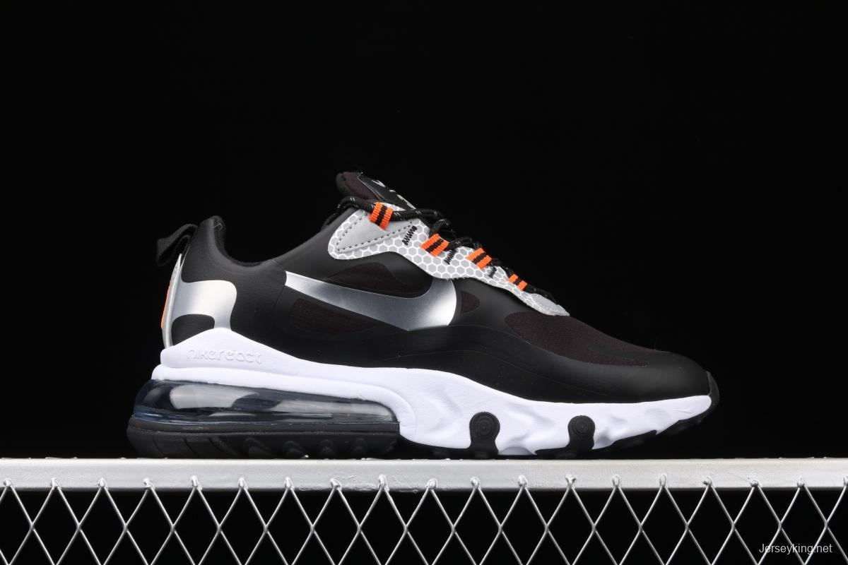 NIKE Air Max 270React new high-frequency mesh hollowing out function half-palm air cushion running shoes CT1834-001