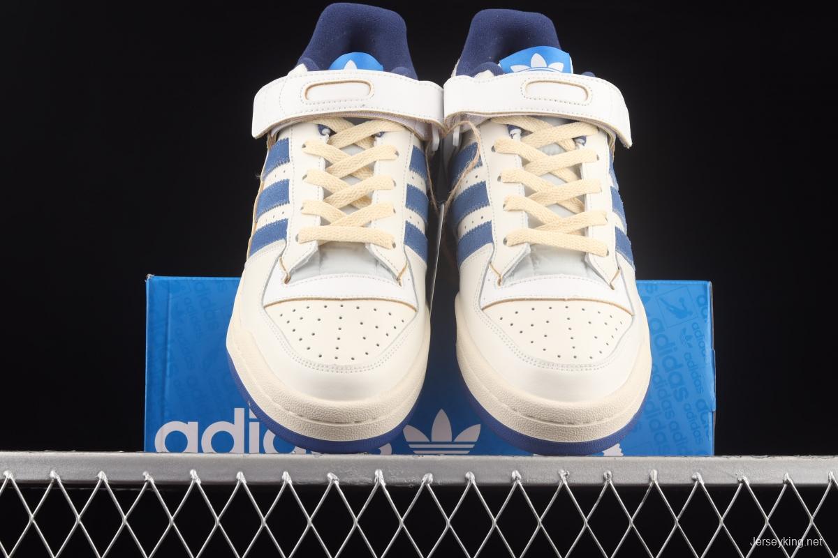 Adidas Forum 84 Low Blue ThreAdidas S23764 popular single classic retro basketball shoes