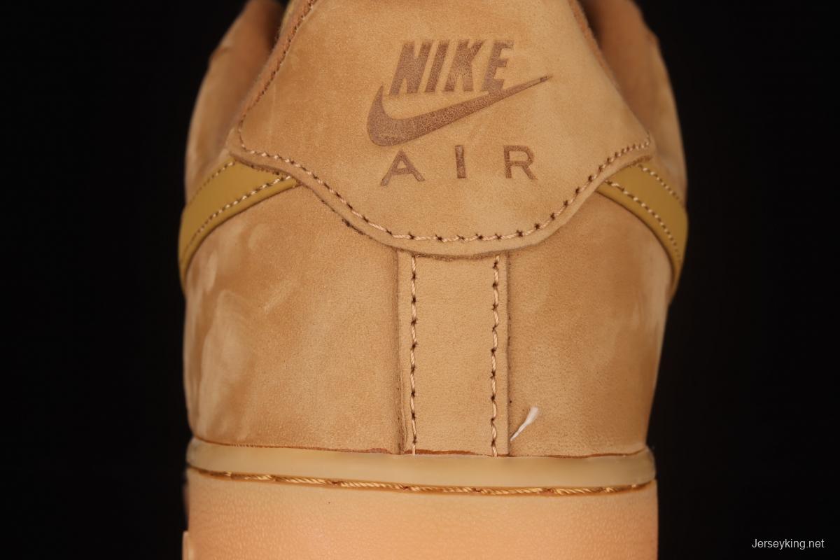 NIKE Air Force 1'07 WB AF1 suede wheat color head low upper board shoes CJ9179-200