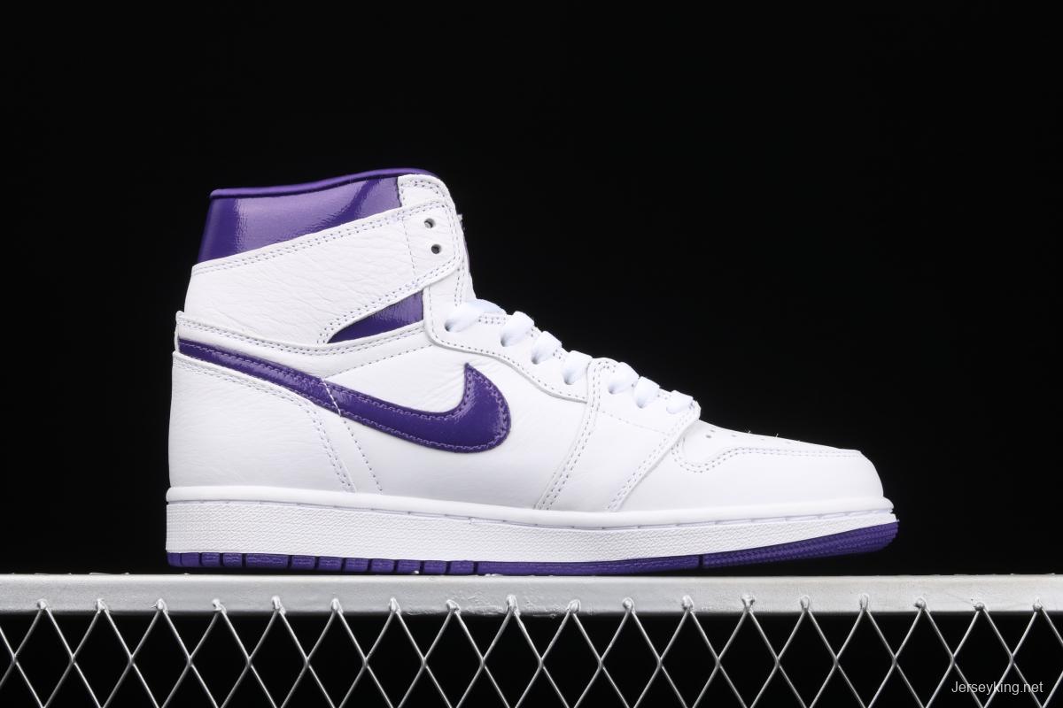 Air Jordan 1 High OG Court Purple White and Purple CD0461-151