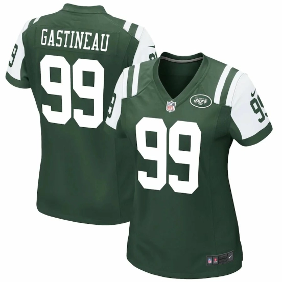 Women's Mark Gastineau Green Retired Player Limited Team Jersey