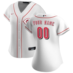 Women's White 2020 Home Custom Team Jersey