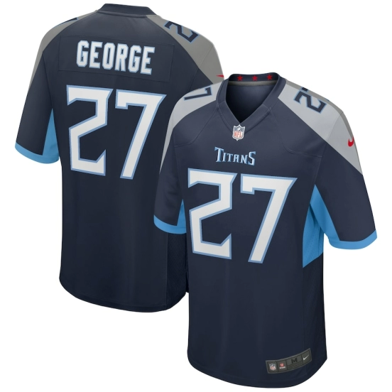 Men's Eddie George Navy Retired Player Limited Team Jersey