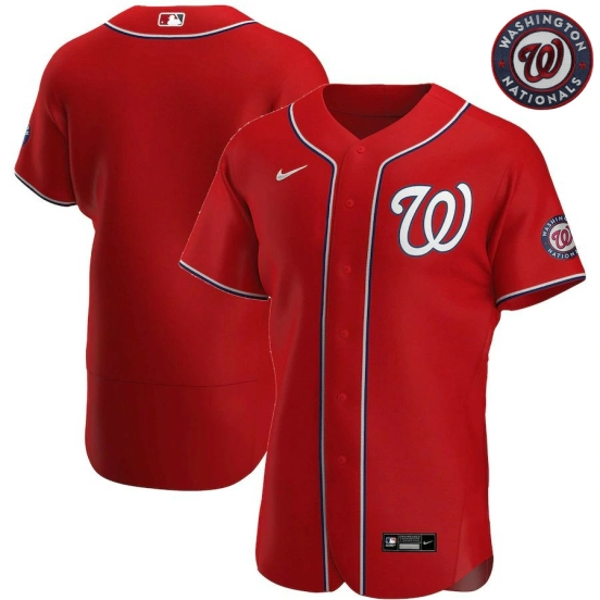 Men's Red Alternate 2020 Authentic Team Jersey