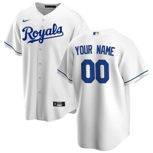 Youth White 2020 Home Custom Team Jersey