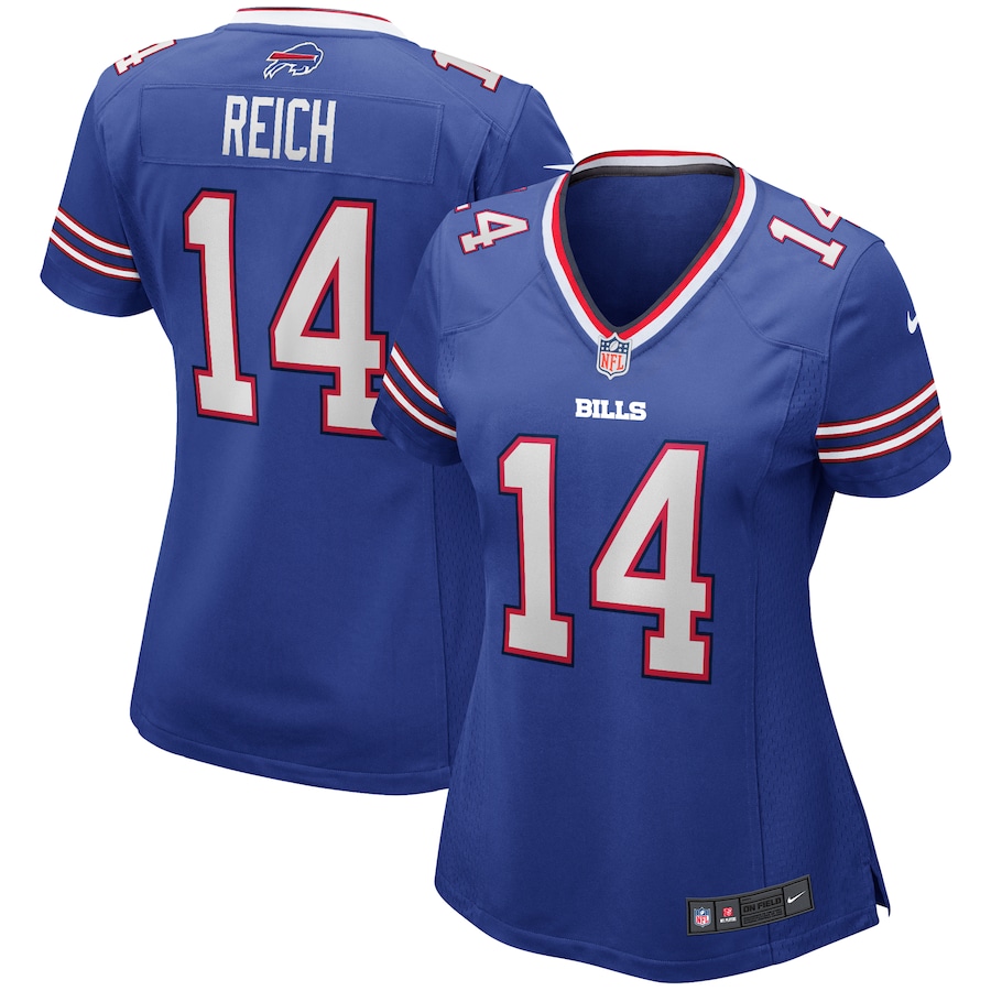 Women's Frank Reich Royal Retired Player Limited Team Jersey