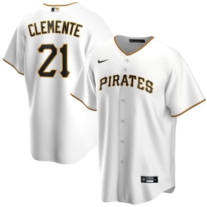 Men's Roberto Clemente White 2020 Home Player Team Jersey