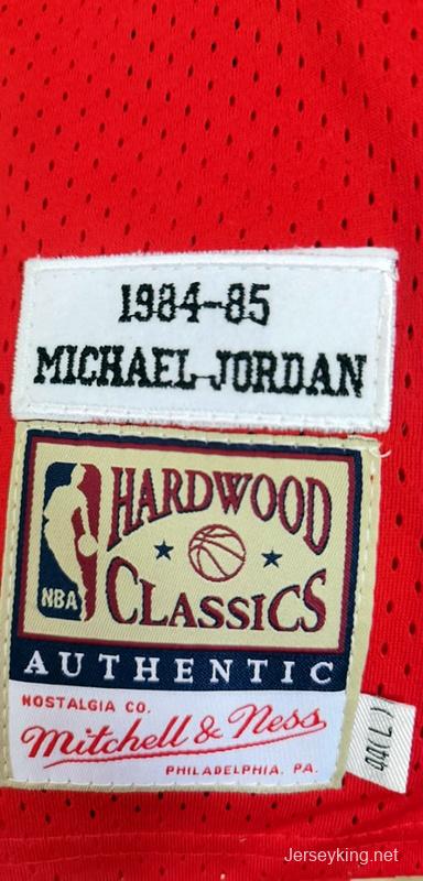 Men's Michael Jordan Red Retro Classic Team Jersey