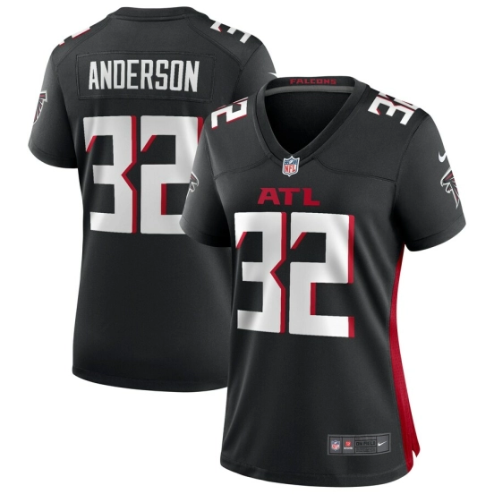 Women's Jamal Anderson Black Retired Player Limited Team Jersey