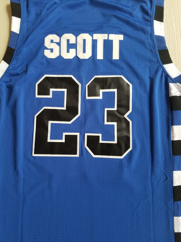 Nathan Scott 23 One Tree Hill Ravens Blue Basketball Jersey