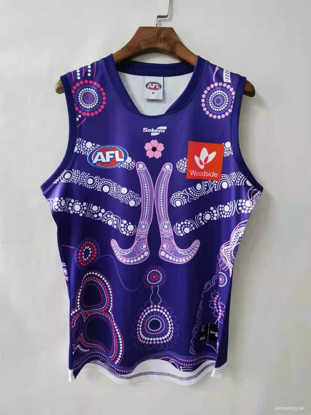 Fremantle Dockers 2021 Mens Indigenous Rugby Guernsey