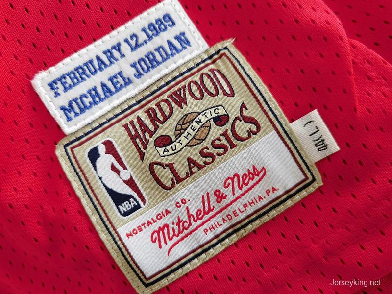 Men's Michael Jordan Red Retro Classic Team Jersey