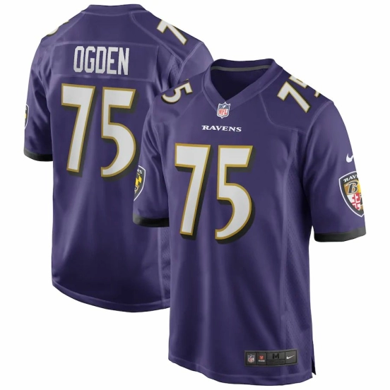 Men's Jonathan Ogden Purple Retired Player Limited Team Jersey