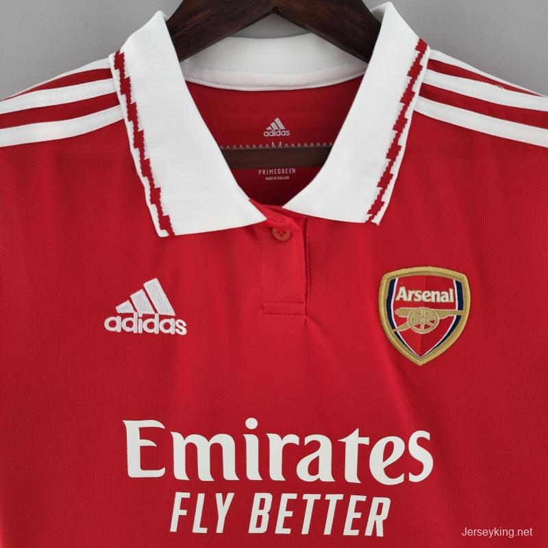 22/23 Women Arsenal Home  Soccer Jersey