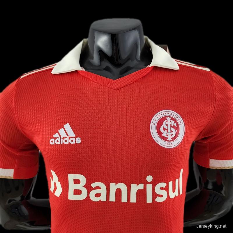 Player Version 22/23 SC Internacional Home Soccer Jersey