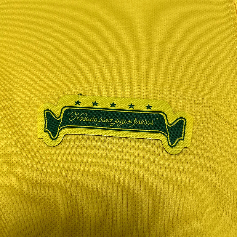 Retro 2006 Brazil Home Soccer Jersey
