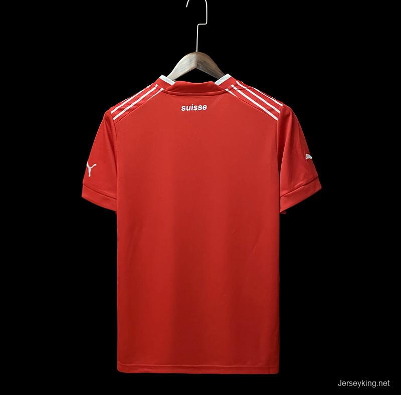 2022 Switzerland Home Soccer Jersey