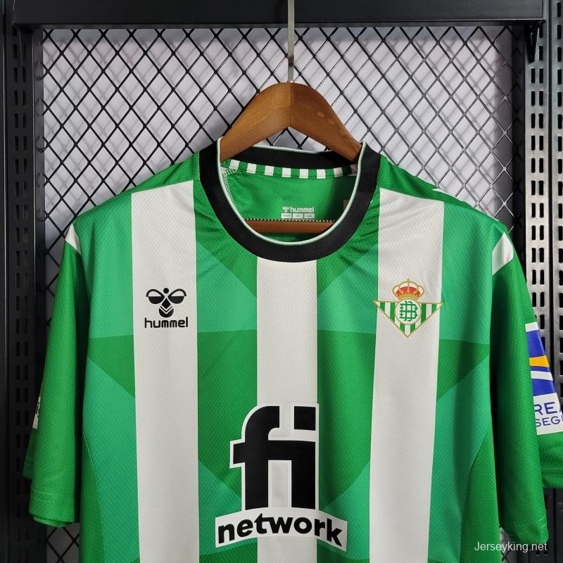 22/23 Real Betis Home Soccer Jersey