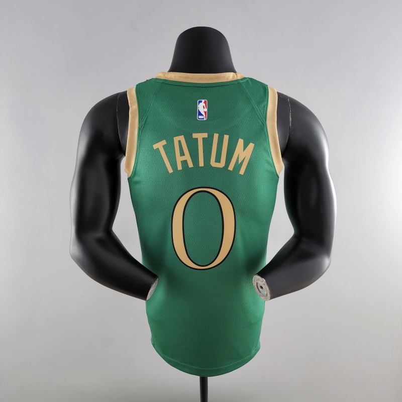 2020 Tatum #0 Boston Celtics City Edition Green NBA Jersey