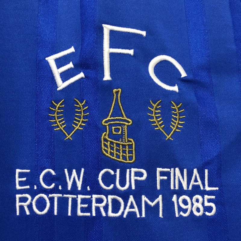 Retro 85/86 Everton Home Soccer Jersey