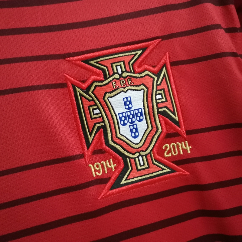 Retro 2014 Portugal Home Soccer Jersey