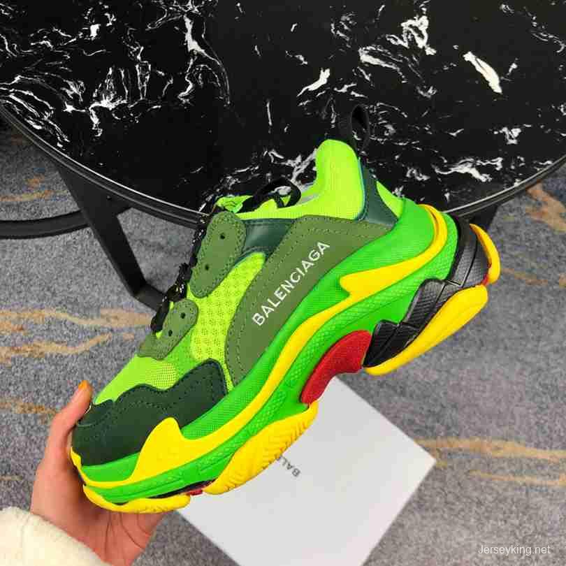 Men Balenciaga Triple-S Sneaker Green