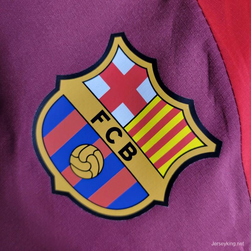 23-24 Barcelona Red Windbreaker