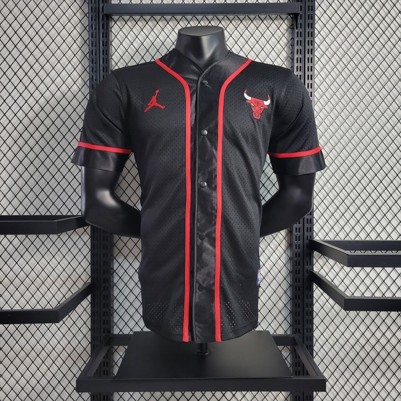 NBA Bull Stadium Black Jersey