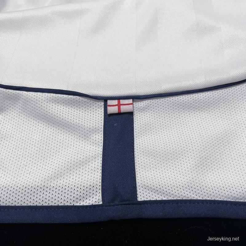 Retro 2002 England Home Soccer Jersey