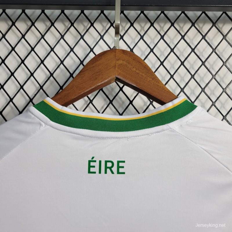 2023 Ireland Away White Soccer Jersey