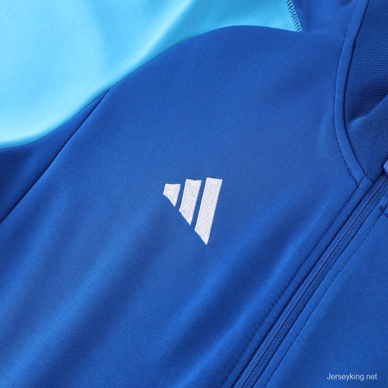 2023 Adidas Blue Full Zipper Jacket +Pants