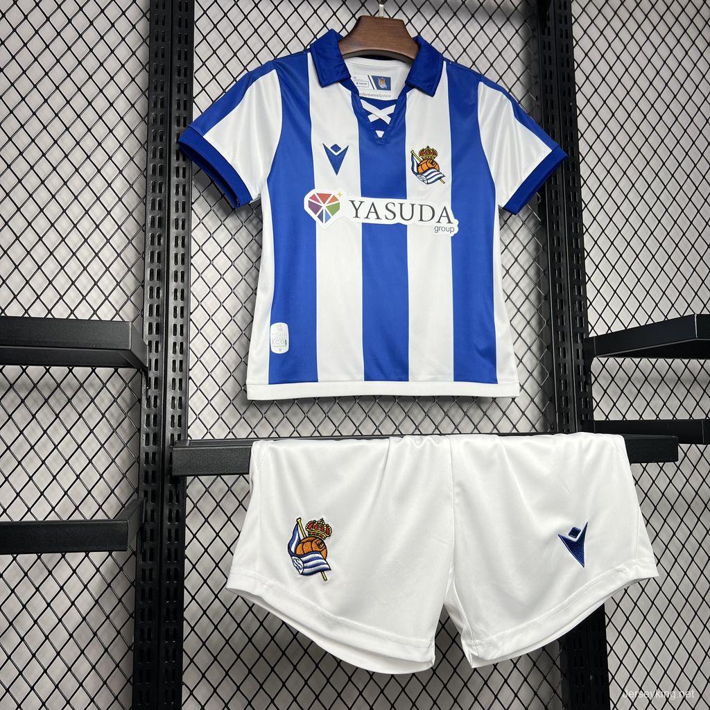 24/25 Real Sociedad Home Kids Kit