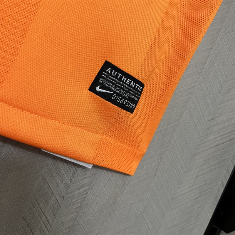 2010 Retro Corinthians Goalkeeper Orange Jersey
