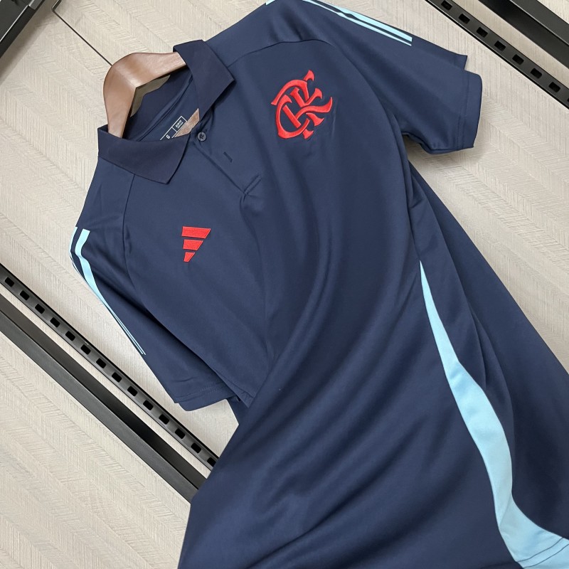 25/26 Flamengo Dark Blue POLO Jersey S-XXXXL