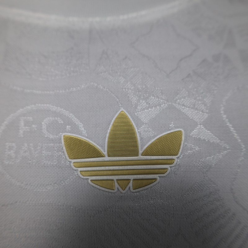 Player Version 25/26 Bayern Munich White with 125th Anniversary Emblem Jersey