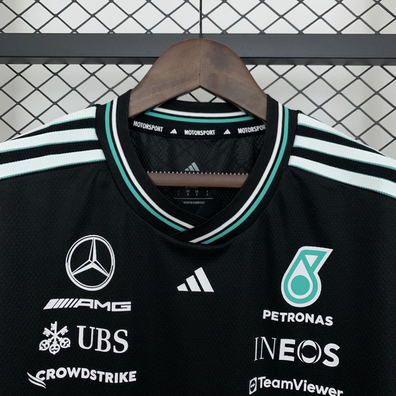 2025 F1 Formula AMG Black T-Shirt