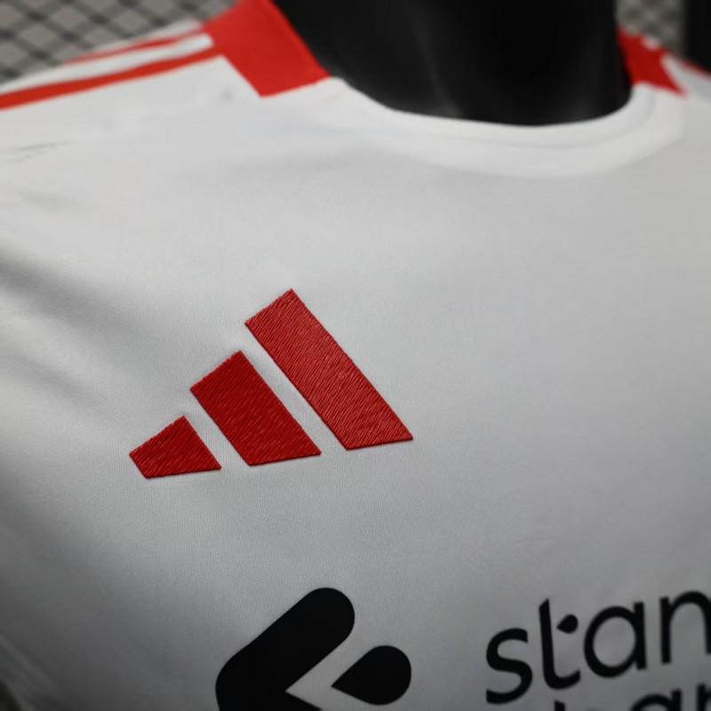Player Version 25/26 Liverpool Away White Jersey