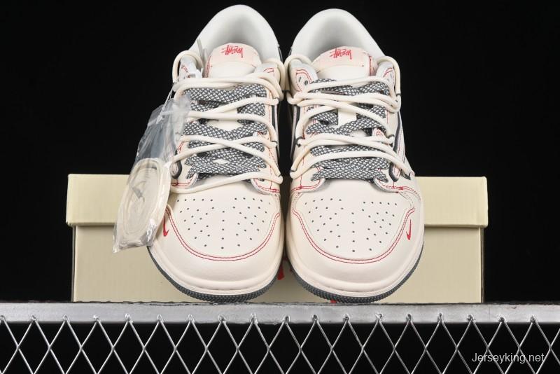 Nike Travis Scott x Fragment Design x Air Jordan 1 Low OG SP AJ1 Sneakers - SJ0086-136