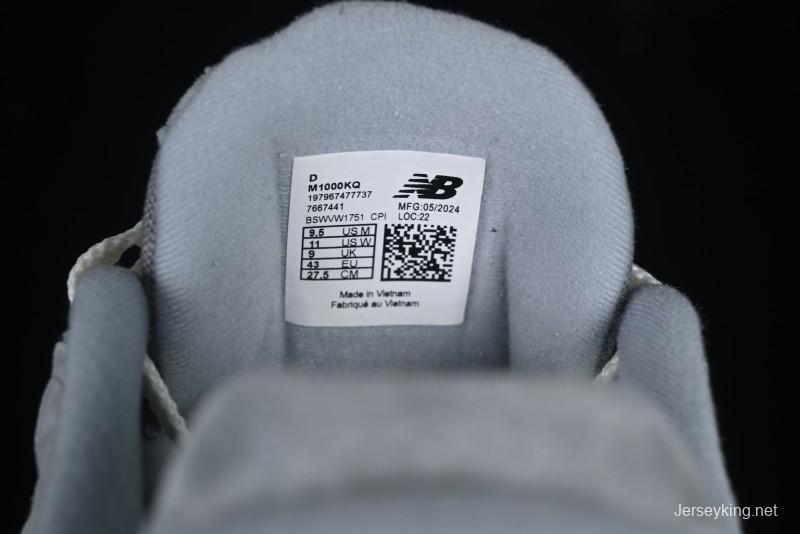 New Balance 1000 Series Retro Dad Style Low-Top Casual Running Shoes - M1000KQ