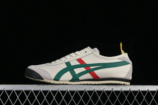 Onitsuka Tiger Mexico 66 Low-Top Leather Casual Running Shoes - DL408-1684