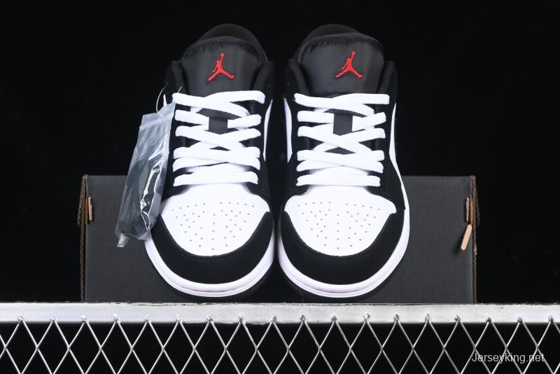 Nike Air Jordan 1 Low AJ1 Grey White Black Swoosh Casual Sneakers - HF3148-106