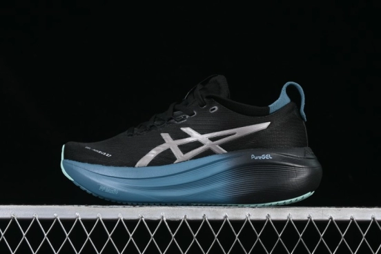 Asics Gel-Nimbus 27 Retro Breathable Casual Shoes with Cushioning for Men - 1011C093-001